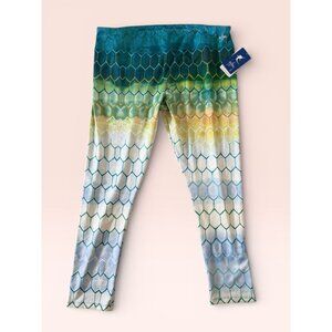 GUY HARVEY Multicolor Scales Leggings Size XXL NEW NWT